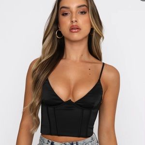 Black Acacia Bustier from White Fox Boutique
